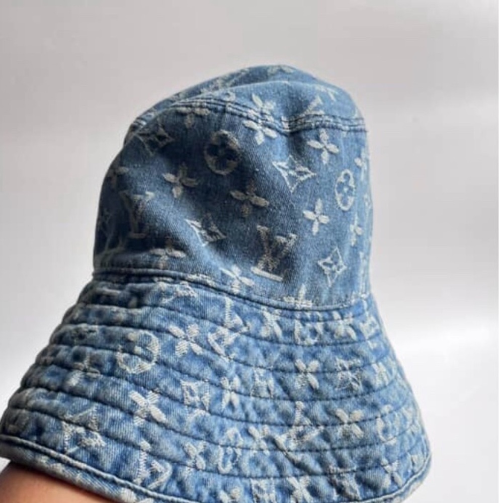 Louis Vuitton Denim Monogram Bucket Hat
